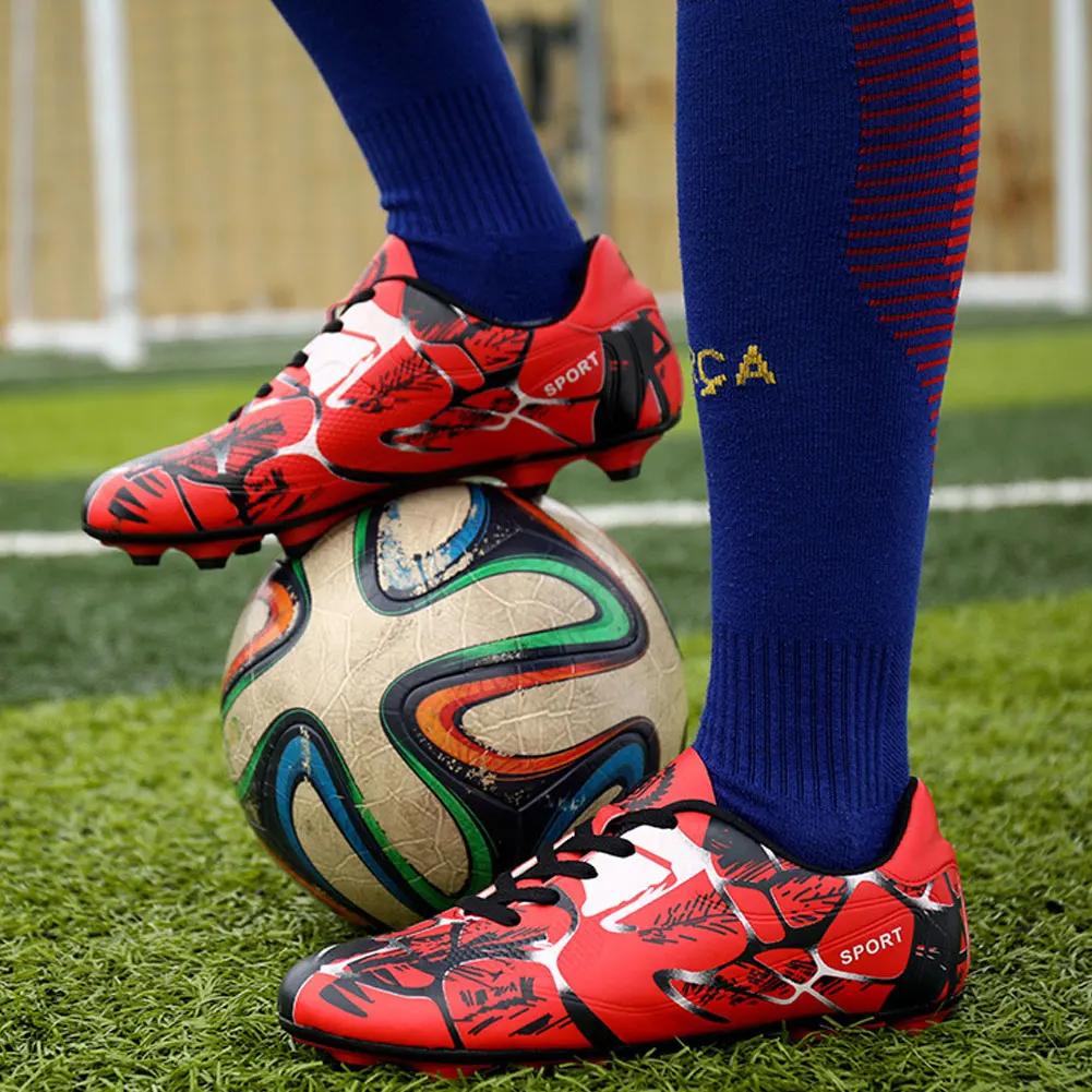 New Ultralight Non-Slip Soccer Shoes - Professional Football Boots for Adult/Kids Boys Grass Training Cleats