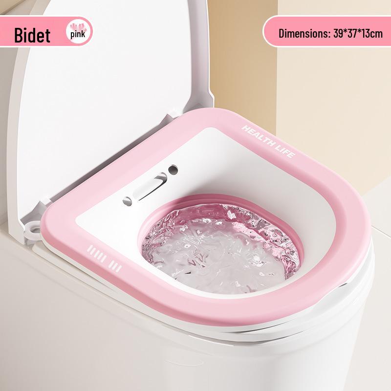Foldable Sitz Bath Basin for Postpartum and Pregnancy Care - Toilet-Style Wash Basin for Intimate Hygiene