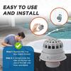 Top Mounted Hot Tub Filter Screen Replacement Debris Prevention Distribution Easy Installation Filter for P05346