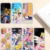 TR34 S-Sailors Art M-Moon Transparent Phone Case for Motorola Moto Edge 20 30 40 50 S30 Fusion Ultra Pro Neo Lite + G200 G23