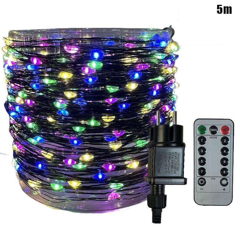 

Светодиодная гирлянда в виде звезд для украшения рождественской елки, атмосферный свет, водонепроницаемая для улицы, рождественские декоративные огни