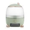 Rotating Rice Storage Container Cereal Dispenser Storage, Green