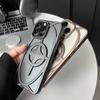 3D Plating Star Hollow Magnetic For Magsafe Case for iPhone 16 15 14 13 12 11 Pro Max Plus Dissipate Heat Cool Shockproof Cover