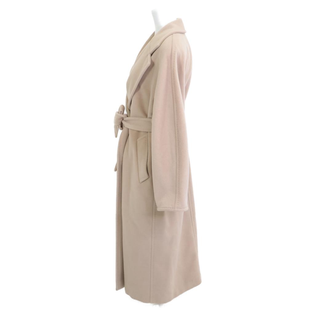 Max Mara Domestic Genuine 101801296 Wool 90 Cashmere 10 Icon Coat 36 beigeUsed