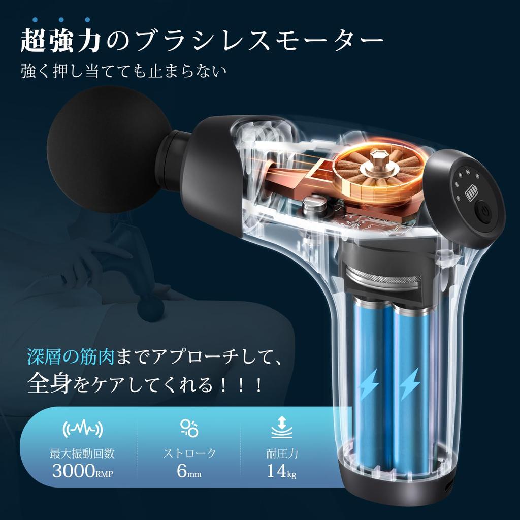 Myofascial Release Gun Latest Handy Electric Myofascial Release Gun with 5 Powerful Vibration Popular for Myofascial Large Capacity Hours of