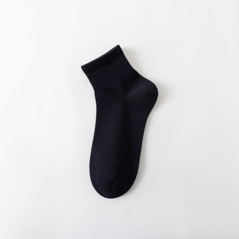 

Pure Cotton Summer and Spring Children s Short Socks, Spring-autumn Antibacterial and Deodorizing Women s Boneless Mid-calf Socks 1 pair чёрный