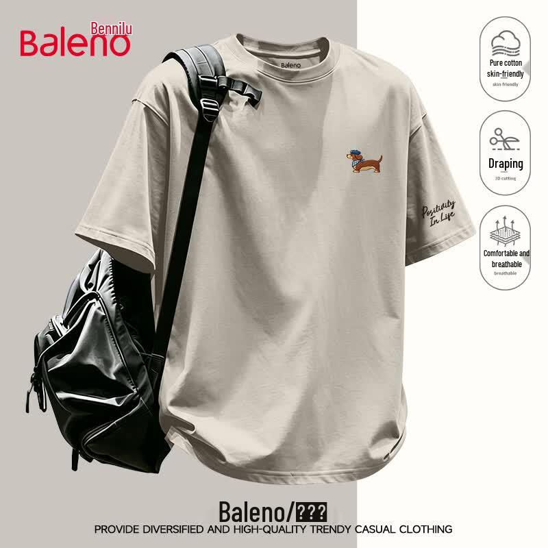 Baleno Men s JPB Dachshund Print Cotton T-Shirt 2XL