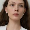 Bold Clover Pearl Earring