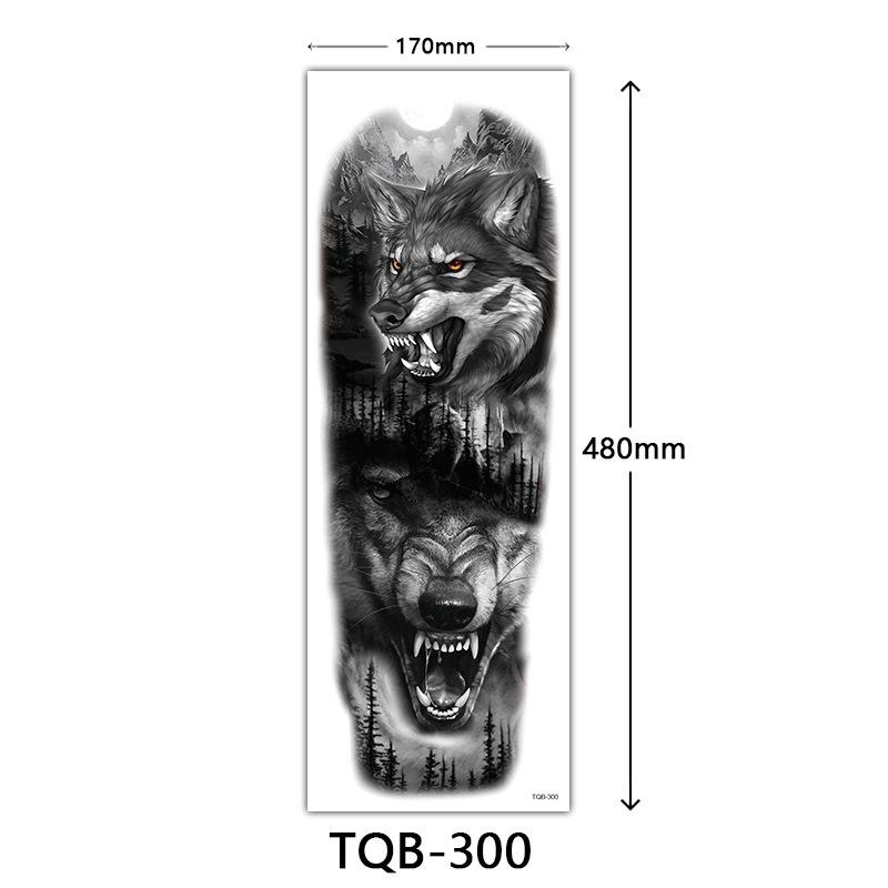 Full Arm Tattoo Sticker, Full Arm Big Picture Tattoo Sticker, Flower Arm Tattoo Sticker Tattoo