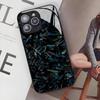 Normal Real Forged Carbon Phone Case for Iphone 16 15 14 12 11 13 Pro Max Mini X Xr Xs Se 8 Puls glass Cover