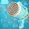 Bubble Gun 69 HolesAutomatic Blower Maker Big Soap Bubble Machine with Light Pomperos Summer Outdoor Toys for Kids Birthday Gift