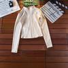 Women's Autumn/Winter Fitness Set: Elastic Quick-Dry High-Waisted Flared Pants & Slimming Yoga Jacket