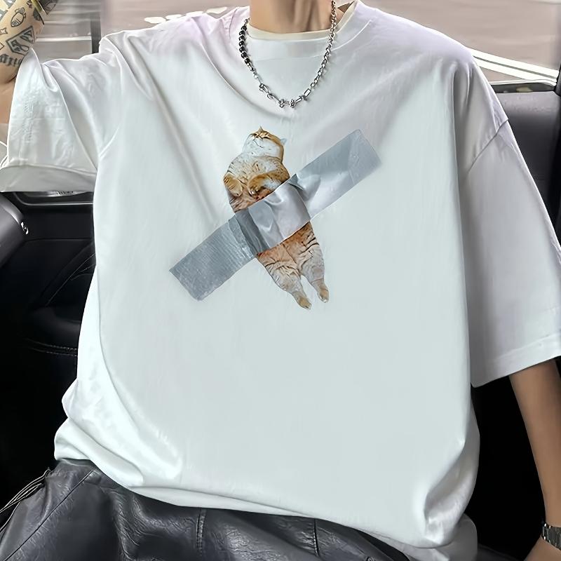 

Унисекс Мягкий Короткий Рукав - Классический Круглый Вырез Прочный Устойчивый к Выцветанию XXL белый