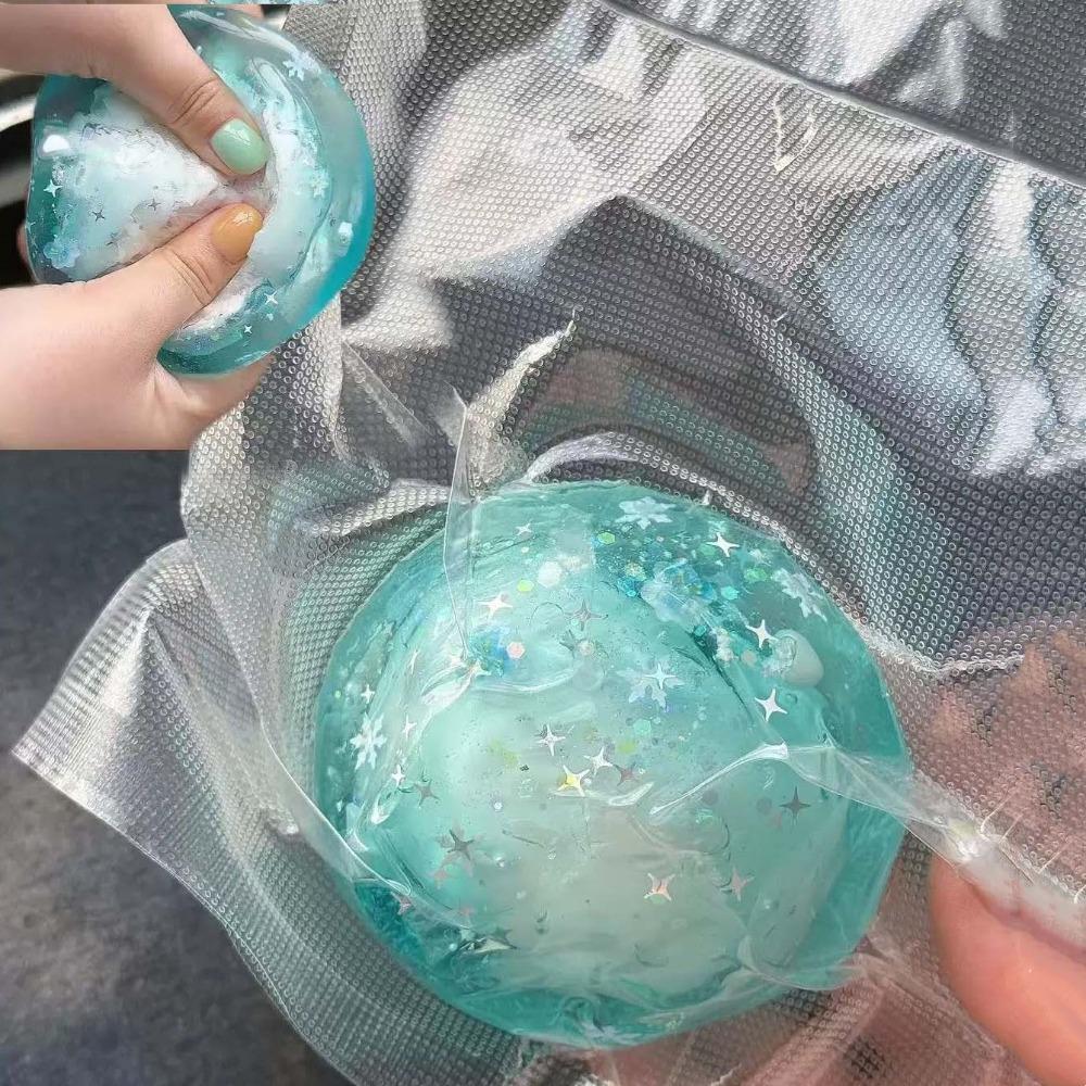 Shapable Crispy Squishy Ball Non-bounce Sensory Fidget Ball Wax Crunchy Squishy Children Gifts