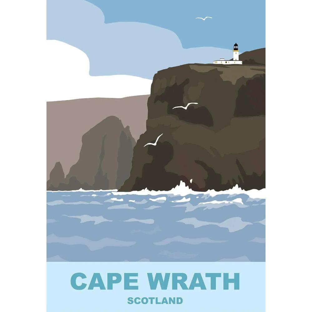 Scotland Travel Poster St Ninian's Isle Edinburgh Cape Wrath Scotland Prints Canvas Painting Wall Picture Home Living Room Decor