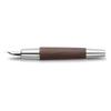 Faber-Castell Emotion EF Extra Fine Fountain Pen, Pear Wood, Dark Brown, 148212, Dual-Use, Officially Imported