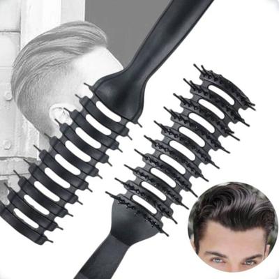 Erkek Havalandırmalı Saç Fırçası Taşınabilir Antistatik Saç Kurutma Fırçası Profesyonel Saç Şekillendirme