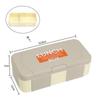 Multi-Grid Kids Bento Box, leakproof & microwave safe. Portable food container with tableware for school, outdoor and daily meal