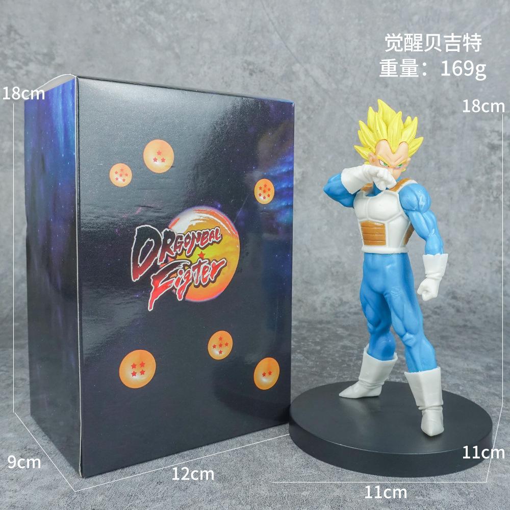 Anime Dragon Ball Son Goku Vegeta Figure Super Saiyan Action Figure Model PVC Collect Statue Doll Desktop Decoration Toys Gift
