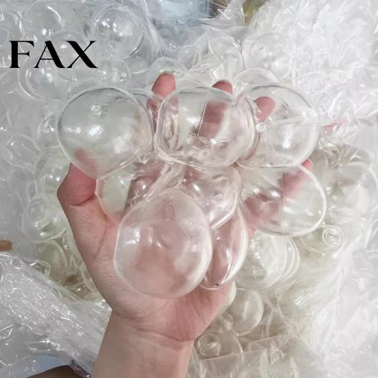 Stress Relief Craft Kit 5Pcs DIY Ball Making Toys with Square Blocks Fillers Squeeze Set Colored Clay Clear Glue for Personalized Crunchy Balls