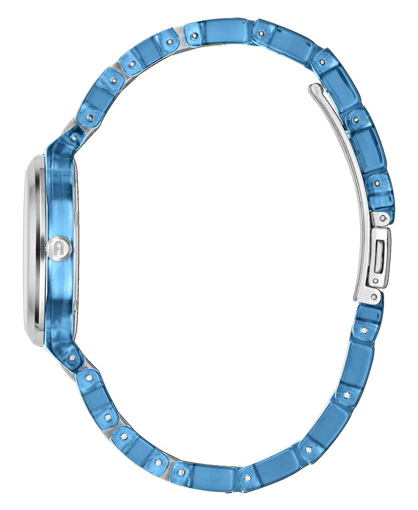 Watch FURLA TEMPO MINI White Dial Acetate Quartz Watch Jewelry Accessory WW00028007L1 Blue [Furla] 32.5MM Women's [Item]