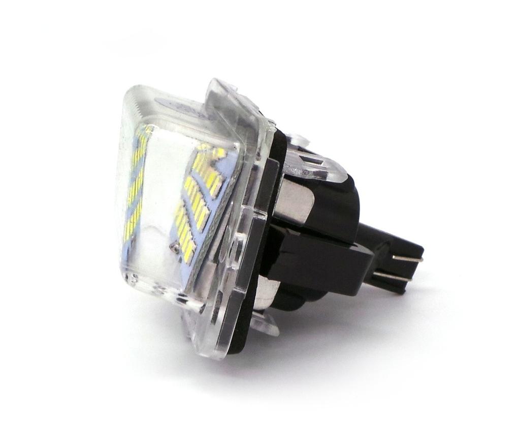 LED License Plate Lamps 2pcs, 12V Compatible with Mercedes, Off-Road