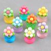 1Pc Uminous Flower Potted Plants Ornament Micro Garden Landscape Decoration Diy Resin Glow Toy Home Living Room Bedroom Decor