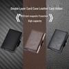 Men's Carbon Fiber Automatic Pop-Up Card Holder Wallet