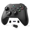 PC Bluetooth Game Hall Effect 1000Hz Polling Turbo Rapid Vibration 400mAh Compatible with Back Controller, Wireless/Wired Connection, 2.4G Receiver,