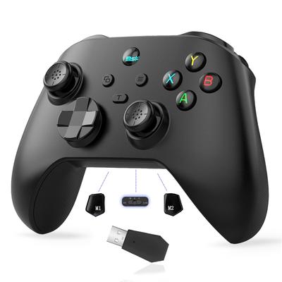 PC Bluetooth Salón de Juegos Efecto Hall 1000Hz Tasa de Sondeo Turbo Vibración Rápida 400mAh Compatible con Controlador Trasero, Conexión Inalámbrica/Cableada, Receptor 2.4G,
