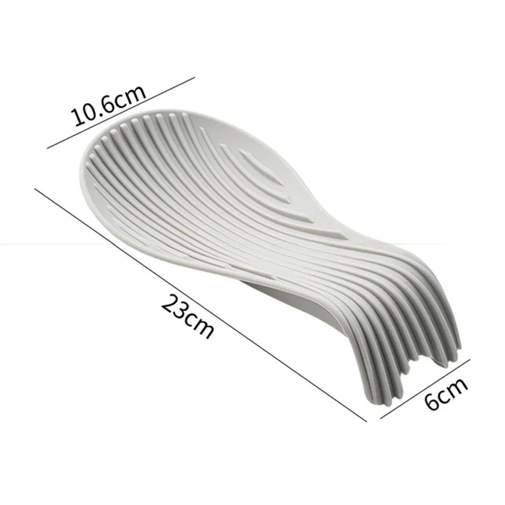 1/3Pcs Silicone Insulated Spoon Holder Heat Resistant Placemat Spoon Holder Cutlery Shelving Kitchen Tools Placemat
