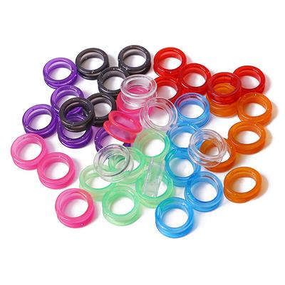 5 Stück/Set Silikon-Fingerringe für Katzen-Hunde-Haarschere, Schutz, Bunt, Haustierpflege-Scheren-Schutzfinger