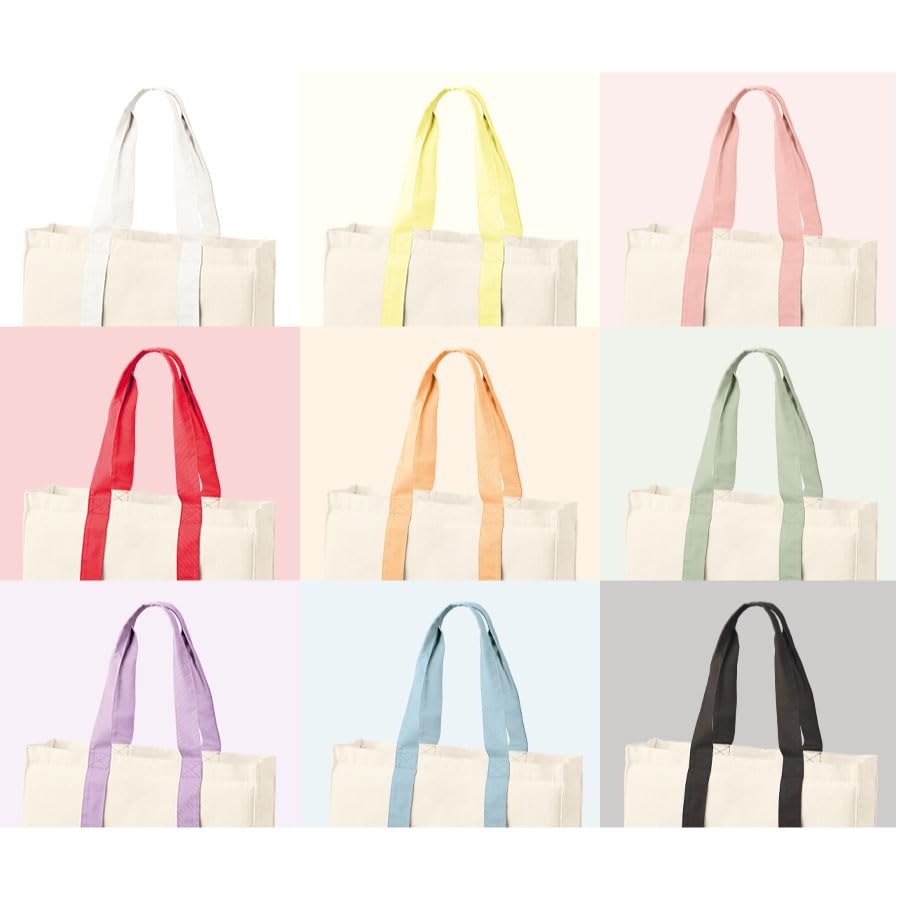 Handle Square Tote Bag for Large Perfect for Fan Member and Other Oshi Perfect as a Eco or Travel Bag [Trade Works] [Canvas Carry-On Fans] Capacity,
