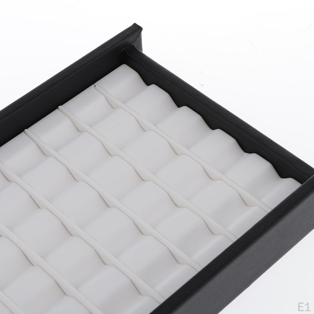 Jewelry Tray Made of PU Leather, Loose , Display for Women And Girls, Stand