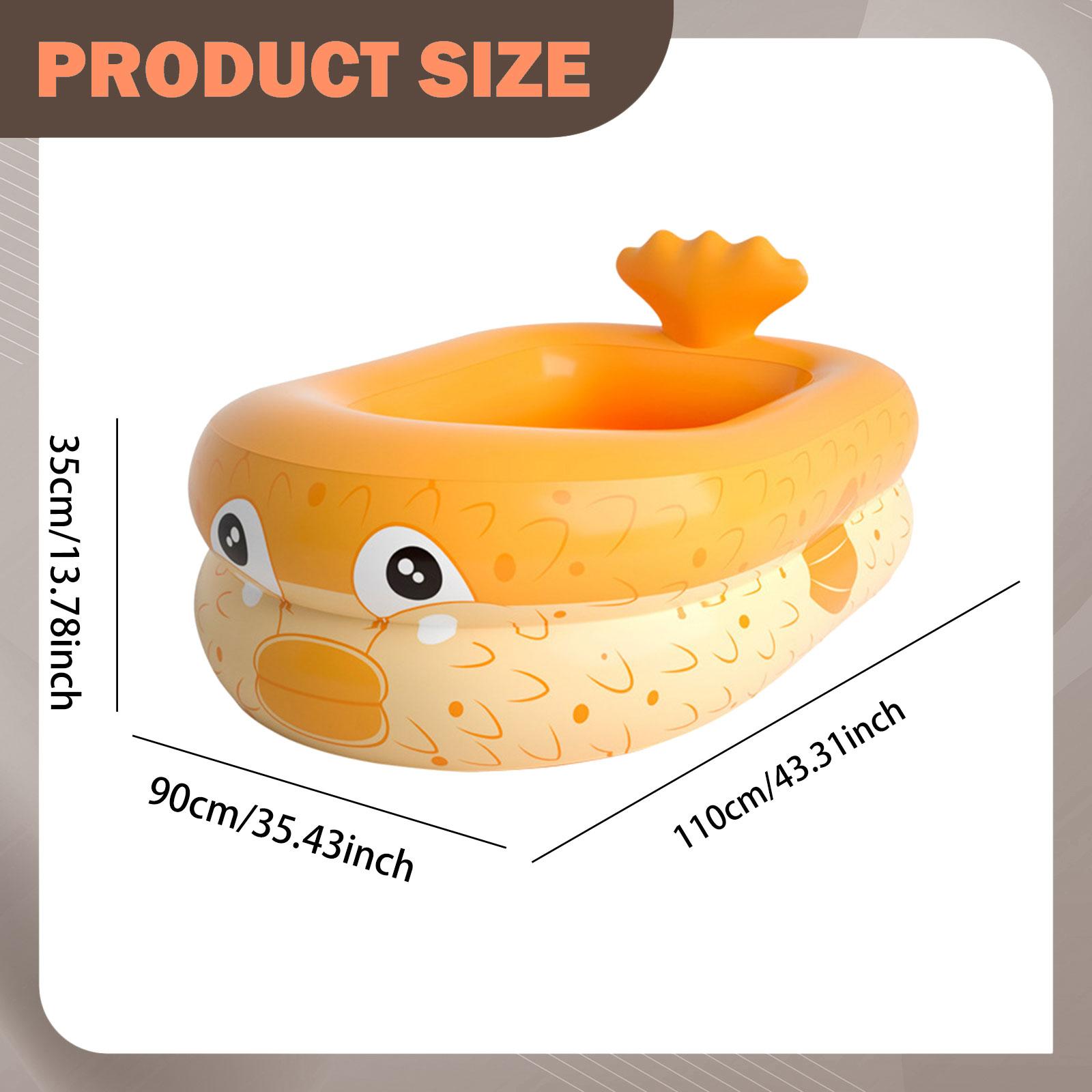 Inflatable Pool Water Game Play Center Kiddie Pool Ball Pit Kids Water Toy for Family Adults Kids Home Garden Outdoor Indoor