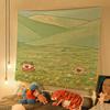 VIKAMA Cartoon Tapestry Childrens Room Ins Scandinavian Style Painting Good Night Story Baking Scene Wall Decoration