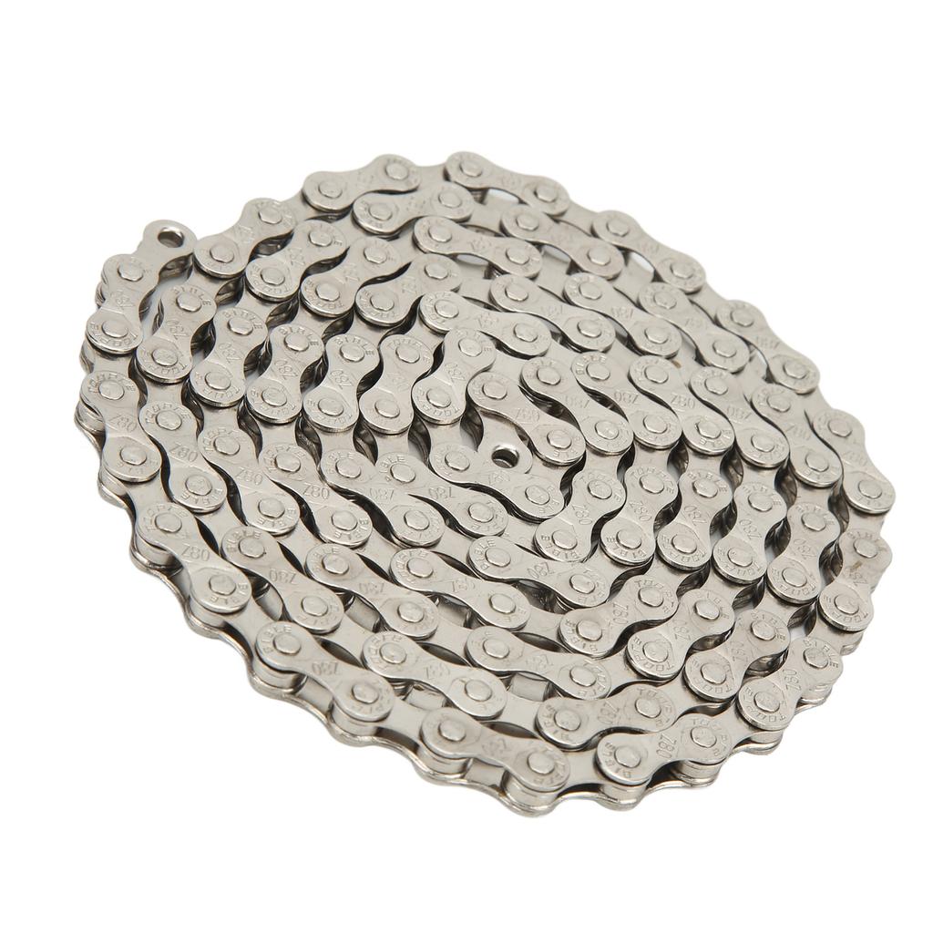 Mountain Bike Chain 8 Speed Bike Chain for 6 7 8 18 21 24 Speed Road Bike Folding Bike 116 Links