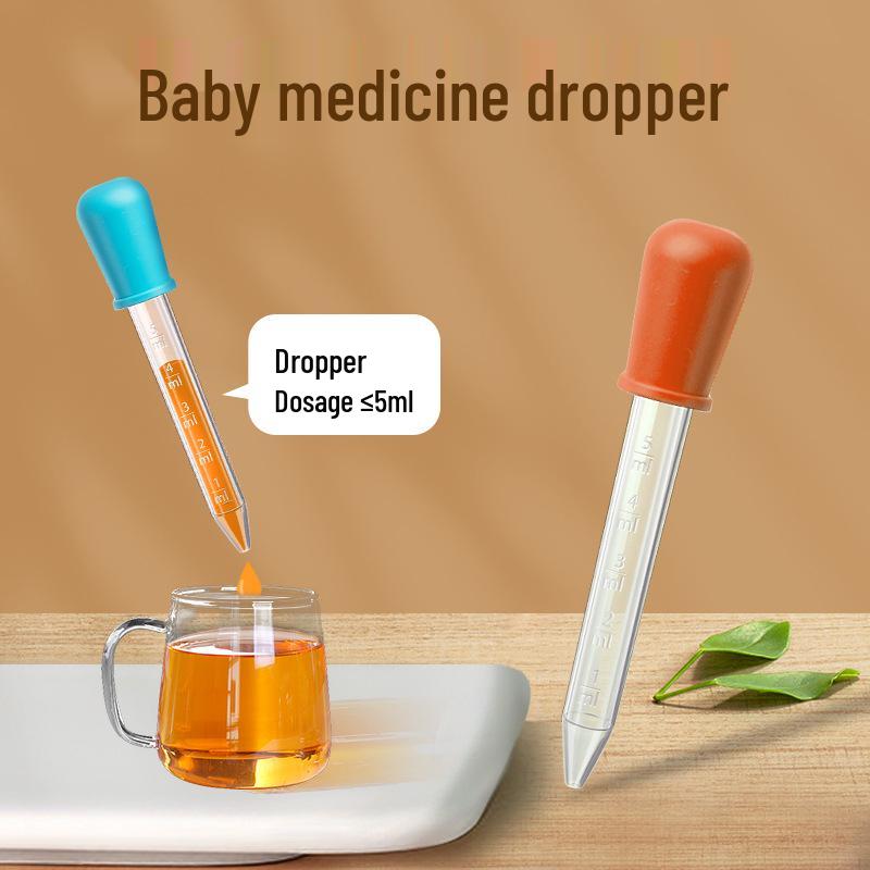 Children's Silicone 5ml Medicine Dropper & DIY Baking Tool with Scale
