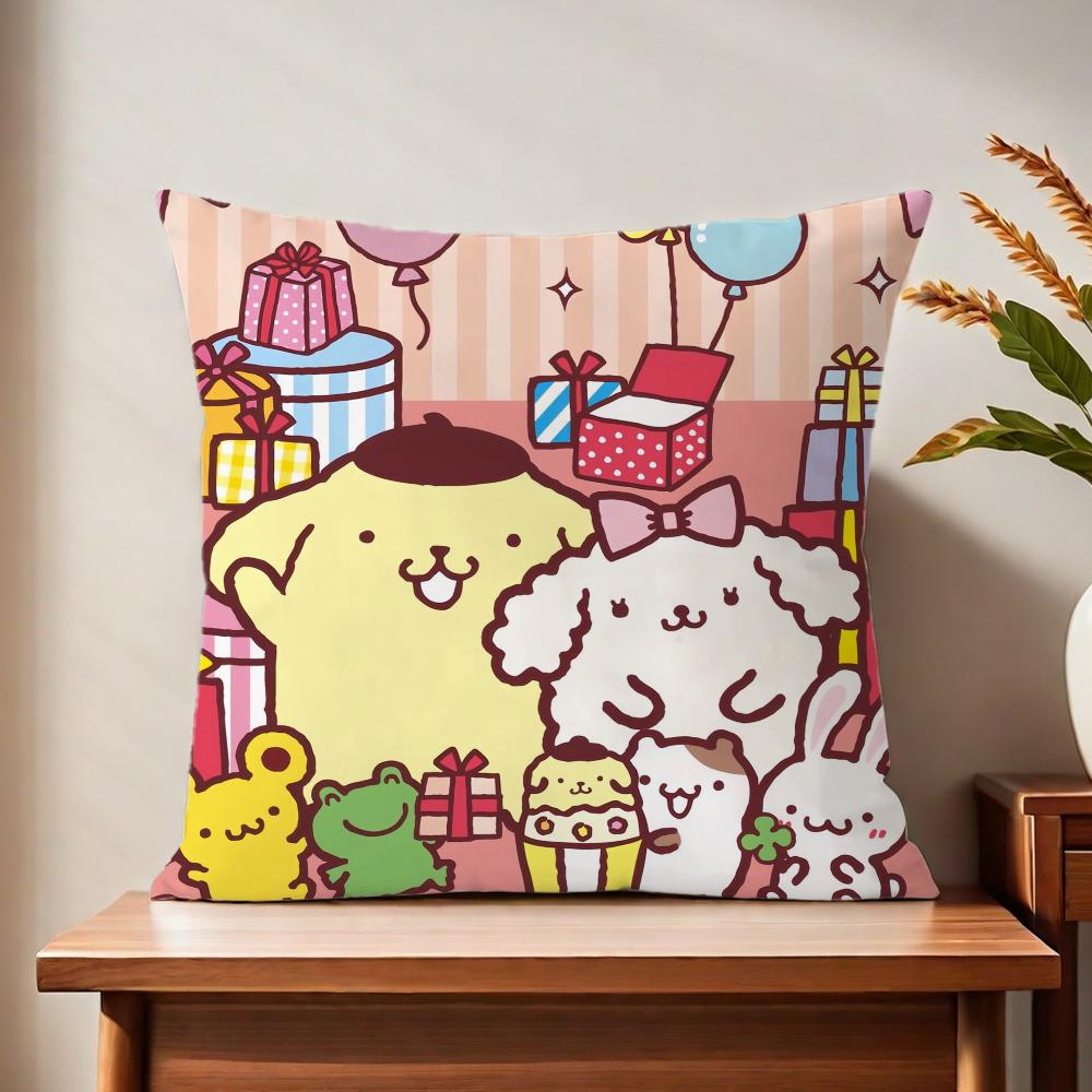 Kawaii P-pom anime P-purin cushion cover For Pillow Printing Sofa Decoration Home Car Room Coffee Shop Office Nordic Simplicity