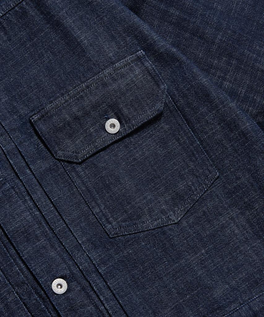 Espionage (Jpn Fabric)Type 1 Kaihara Denim Trucker Jacket Dark Indigo