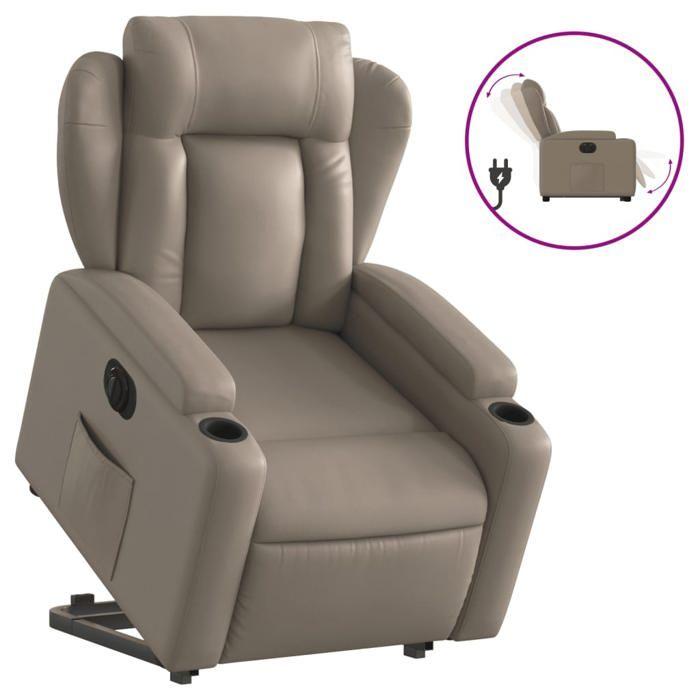 VidaXL Electric Recliner, Relaxation Chair with Adjustable Backrest and Footrest, Living Room Seat, Modern, 3204564