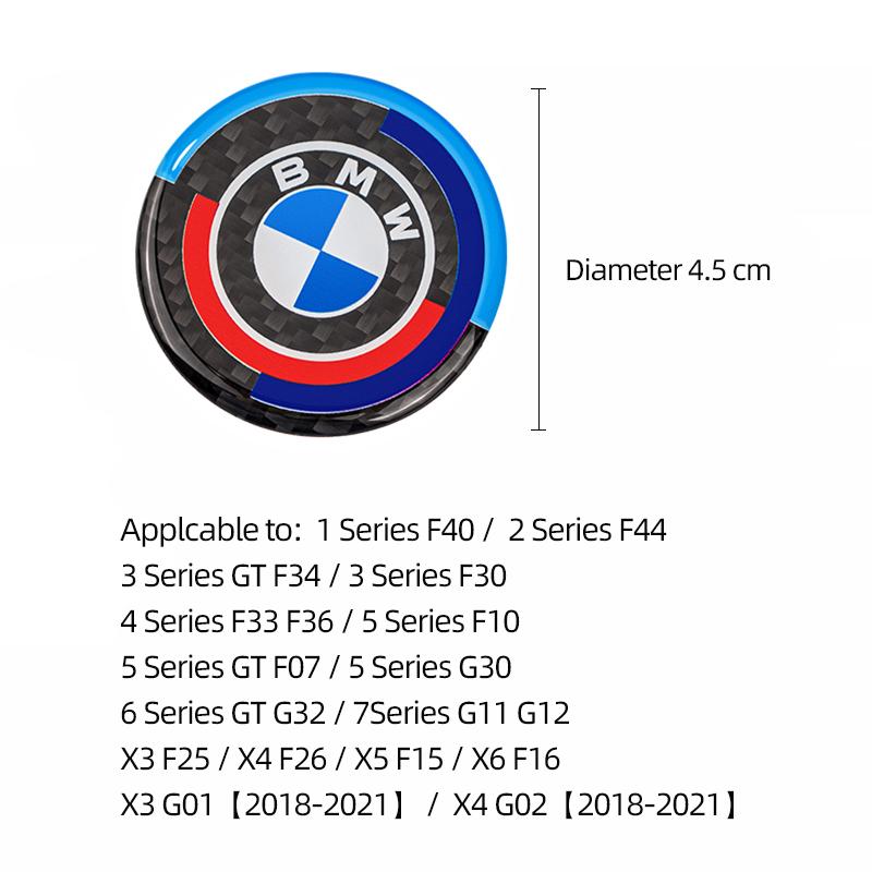 Car Multimedia Knob Button Cover Sticker For BMW 5 Series G30 G32 6GT G20 F10 F30 G01 G02 G05 G06 G07 G11 F15 3GT X3 X4 X5 X7