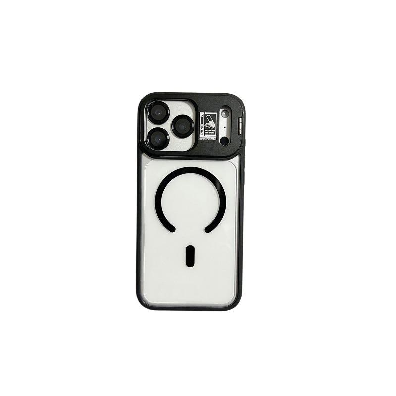 Applicable to iPhone17Promax magnetic mobile phone case with lens holder Apple 15 Dream magnetic protective case 13