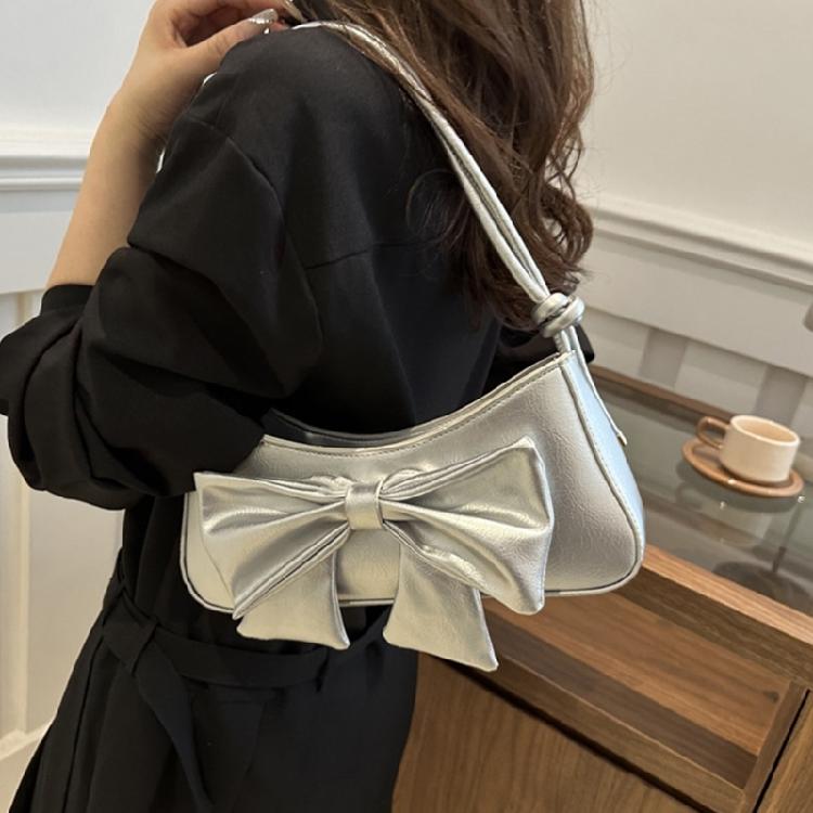 Small Crossbody Bags for Women Pu Leather Shoulder Purses Crossbody Bag Lightweight Bowknot Hoboes Bags Envelope Bags