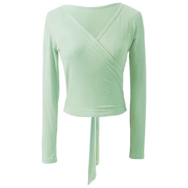 Eleganter Strick-Crossover-Cardigan für Erwachsene, Ballettkleid für den Herbst - Klassischer chinesischer Tanzstil