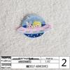 Self-adhesive Cute Cartoon Space Astronaut & Planet Embroidery Patch for Clothes & Bags