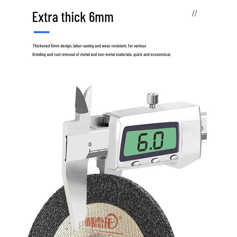 Metal Grinding Disc for Angle Grinders - Type 100/125/150/180, Ideal for Grinding, Polishing, Deburring, and Flash Removal.