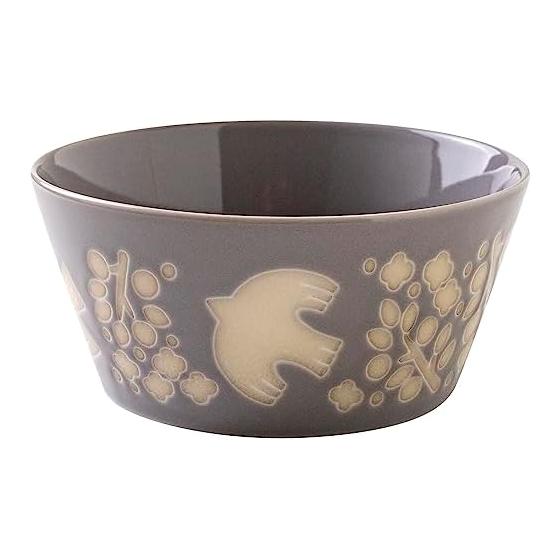 Minoru Pottery PLANTAREE-LINTU- 130 pack bowl gray