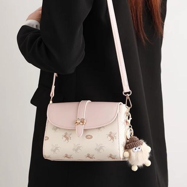 High-end Pegasus Printed Tote Bag, Women's Large-capacity Commuter Handbag, Single-shoulder Crossbody Bag