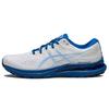 Gel-Kayano 28 Demping Beskyttelse Stoff Syntetisk Lær Lavsko Luftpute Maraton Løpesko Herre sneaker Hvit Blå 1011B426-100